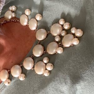 Statement necklace and earrings